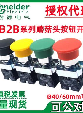 施AWJB.德平头按钮开关黑色XB2BA21C2=Z2BZ101C+ZBBA2C自复耐位开
