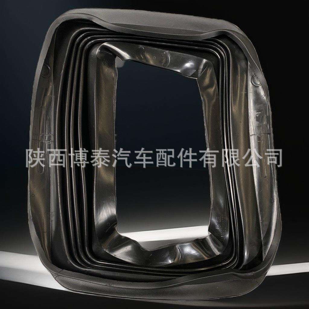 厂家供应减震司机座椅底座五折防尘罩，座椅防尘罩，座椅皮裙