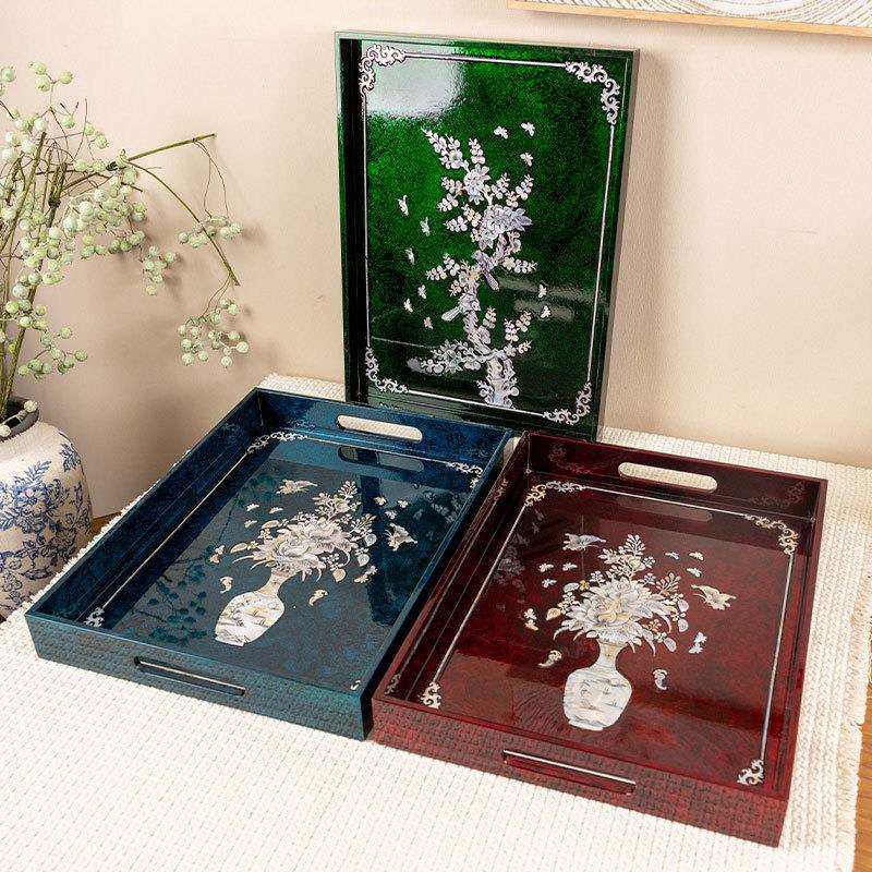 客厅茶几贝壳装饰果盘高档轻奢茶盘家用收纳托盘置物首饰盘壁饰挂,餐饮具,果盆/果盘/果篮,淘宝优惠券,粉丝福利购,淘宝优惠卷