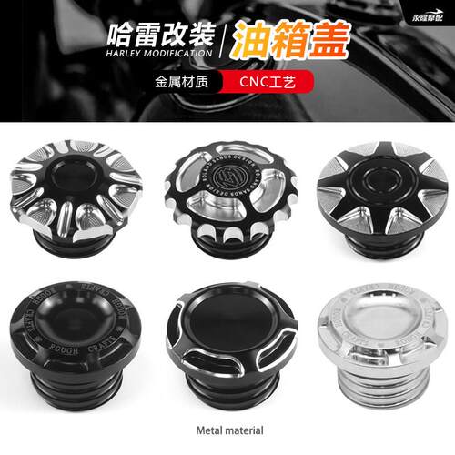 哈雷XL883 1200 X48 戴娜 突破者 肥仔 路王 滑翔 改装CNC油箱盖