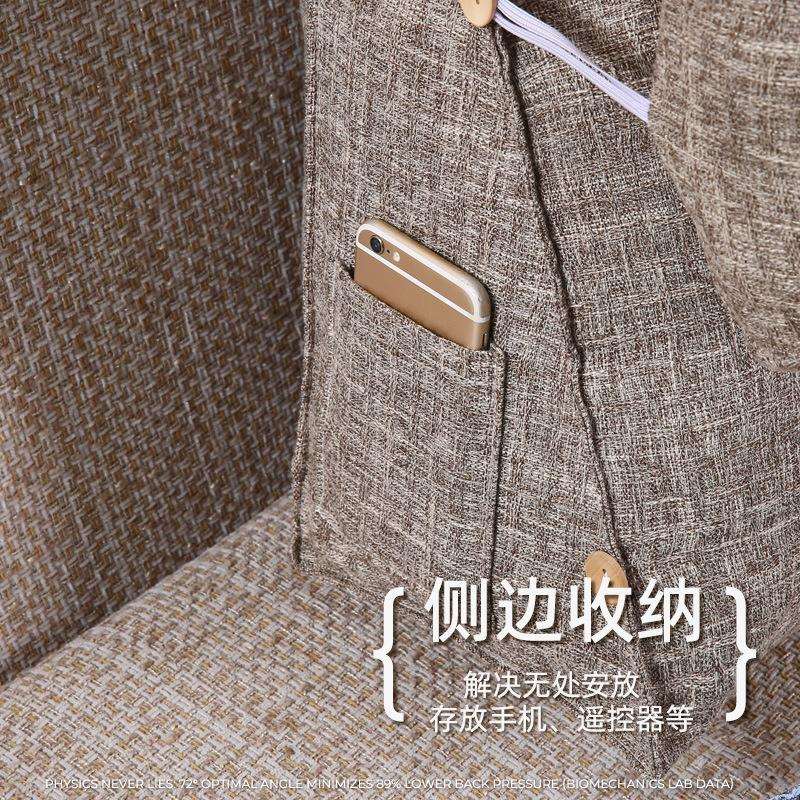 重磅麻三角靠枕护腰枕沙发大靠背垫办公室腰靠立体床头靠垫枕