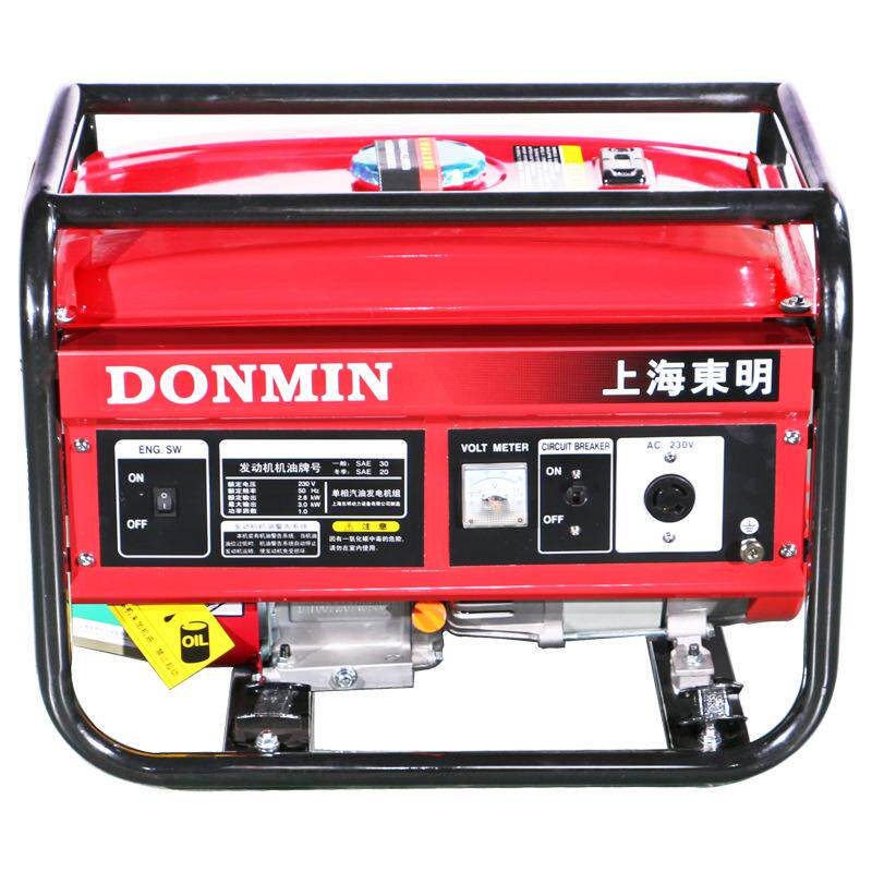 东明DONMIN单相小型3kw户外应急备用汽油发电机DM3500CX-1