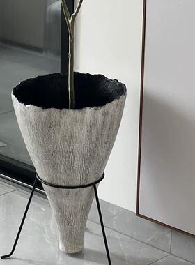 TUI中风落地大花瓶摆古件楼处酒店民宿家居客厅古售玄关卧室复大