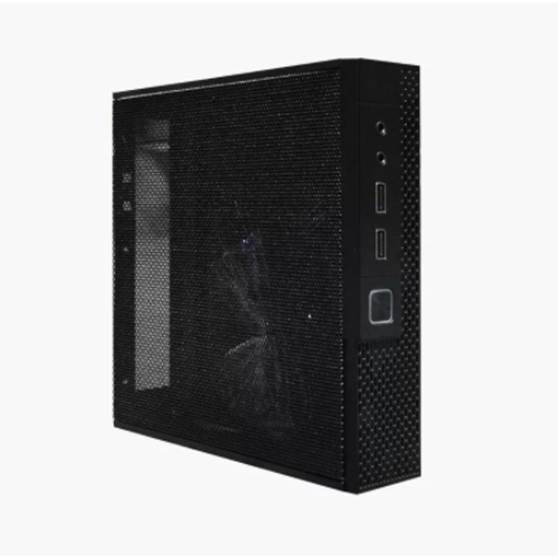SKTC TX02迷你半高45mm厚小机箱支持thin mini itx一体机主板1.6L