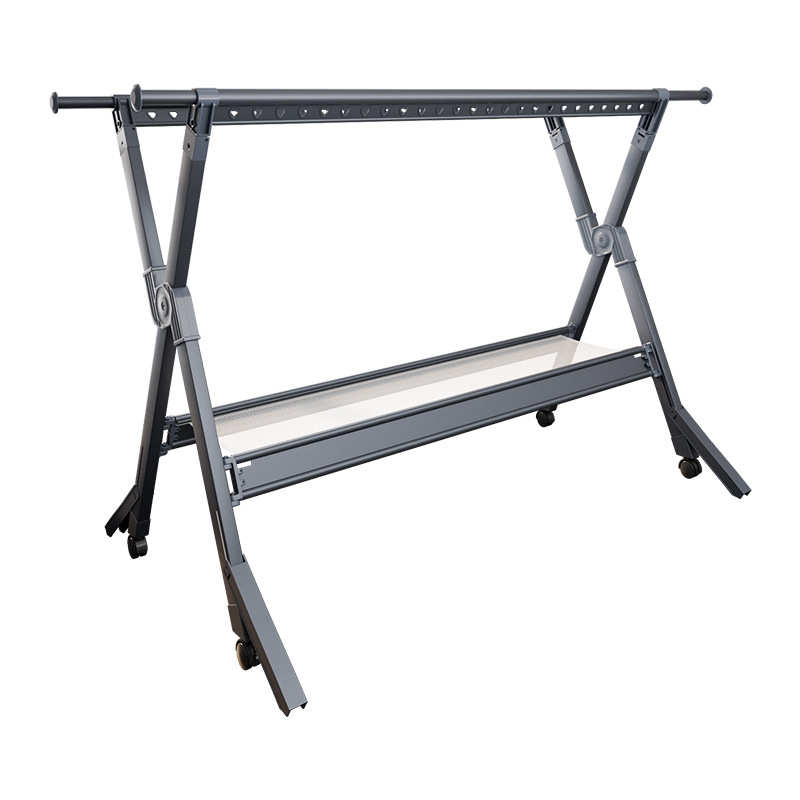 铝合金移动防风户外晒衣架落地晾衣架折叠挂衣架室内晾衣杆伸缩