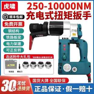 虎啸电动扭矩扳手TA可设定扭矩牛米钢结构电动定扭矩扳手