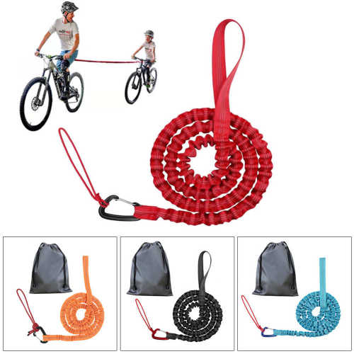 Bicycle Tow Rope户外山地自行车牵引绳山地车骑行亲子拉力拖车绳