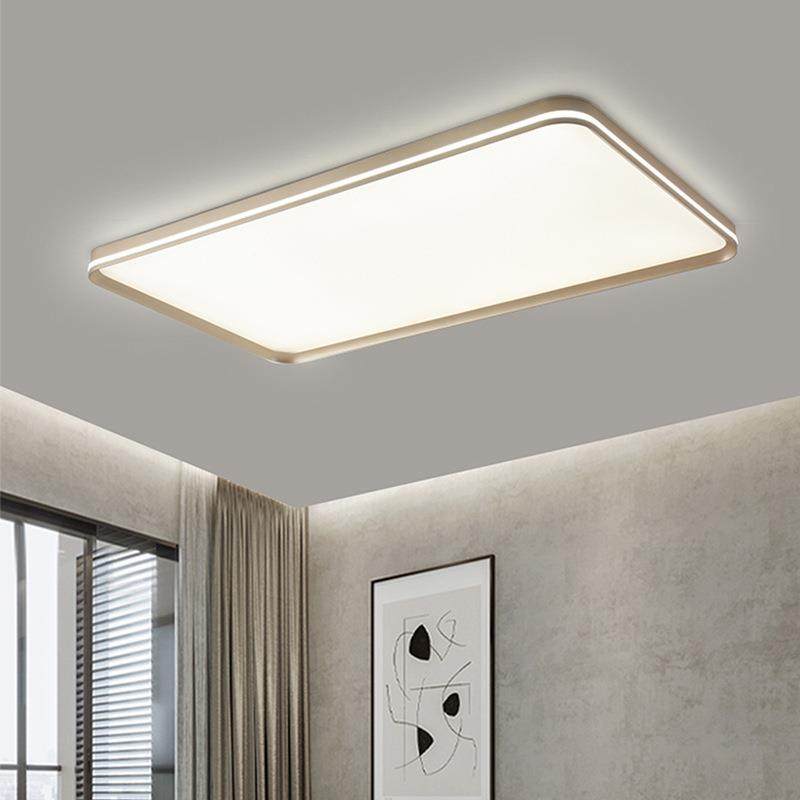 全光吸谱护588眼厅无缝隙客灯现代简约大气大灯卧室ld房e间顶灯具