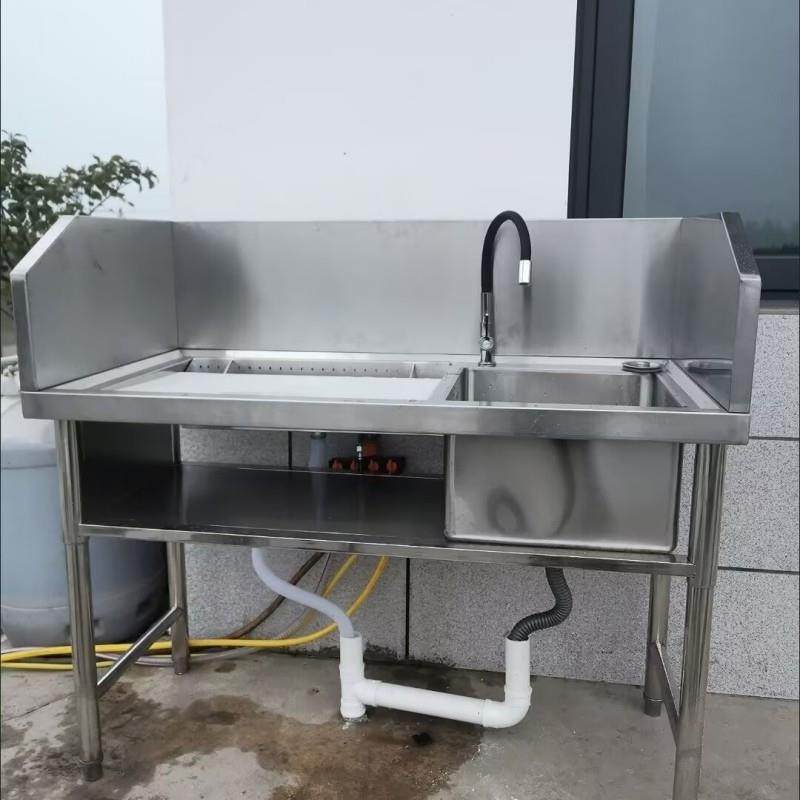 超市杀鱼台多功能杀鱼用的水池操作台猪脚酒店鱼水池切水果洗菜盆,家装主材,水槽套餐,淘宝优惠券,粉丝福利购,淘宝优惠卷