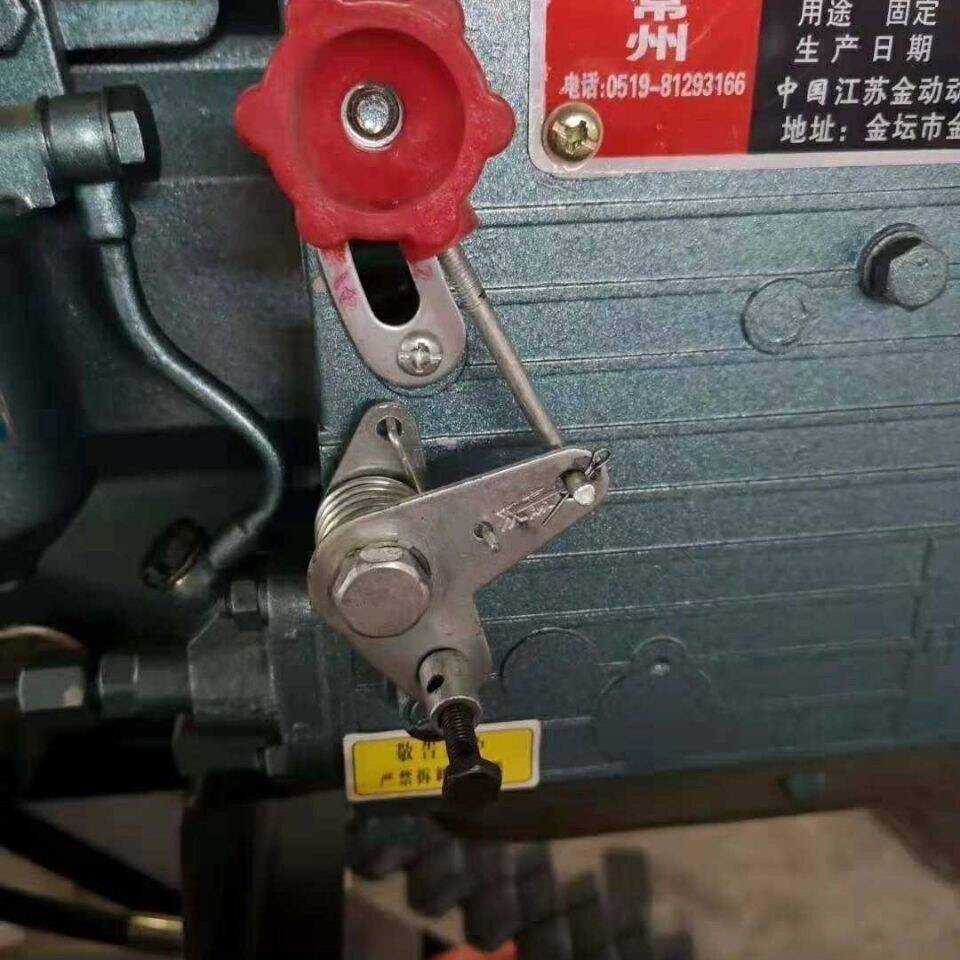常州手扶柴油机油门控制器超连结件单杠15马力通用1100调速手柄