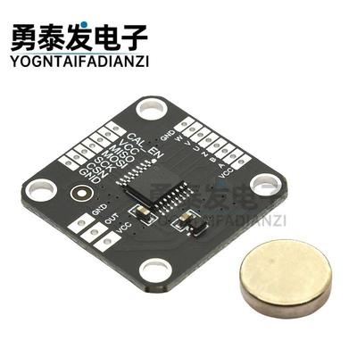 MT6835磁编码器模块PWM/SPI无刷电机21BIT编码器送磁铁替代AS5048