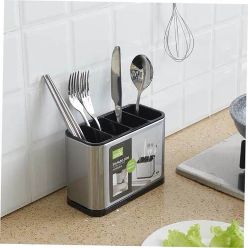 Knief holder tube spoon storage box rack kitchen cutlery org