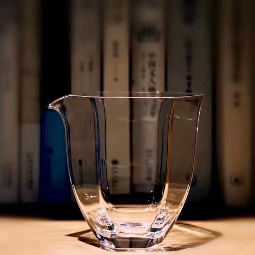 六角玻璃公道杯加厚隔热高硼硅茶具茶海分茶器高矮公杯茶道配件,餐饮具,公道杯,淘宝优惠券,粉丝福利购,淘宝优惠卷