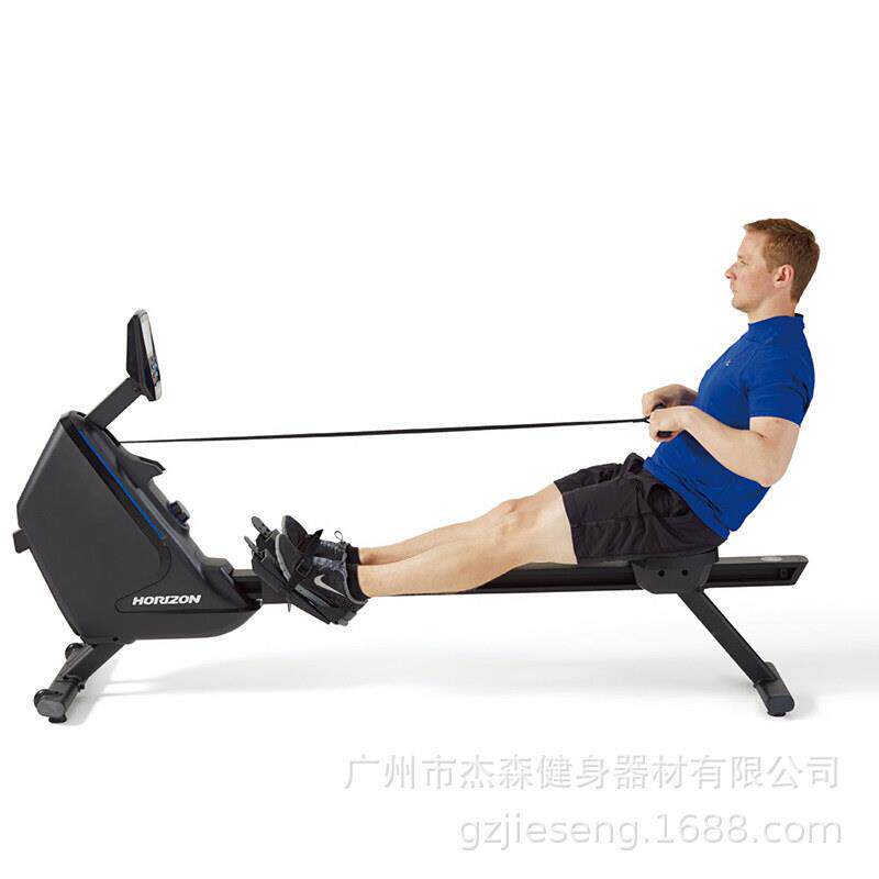 乔山OXFORD6电磁控划船机家用划船器划桨背肌运动健身器材