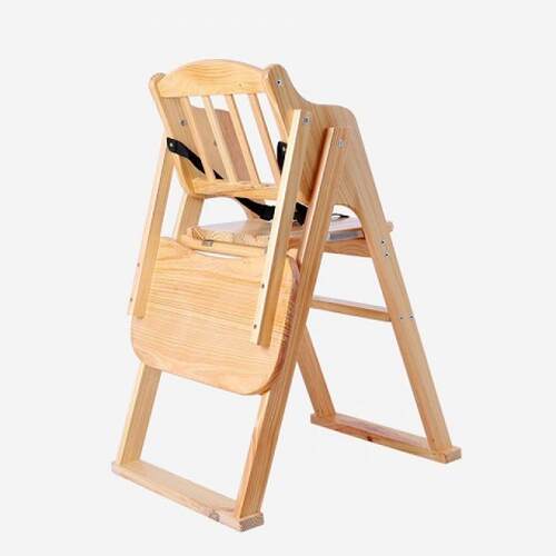 儿童餐椅宝宝吃饭座椅酒店餐厅实木可折叠多功能便携婴儿餐桌bb凳