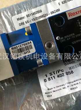 电磁阀 Rexroth 3WE6B62/EG110N9K4/V ，4WEH 22 J77/6EG24N9ETK4