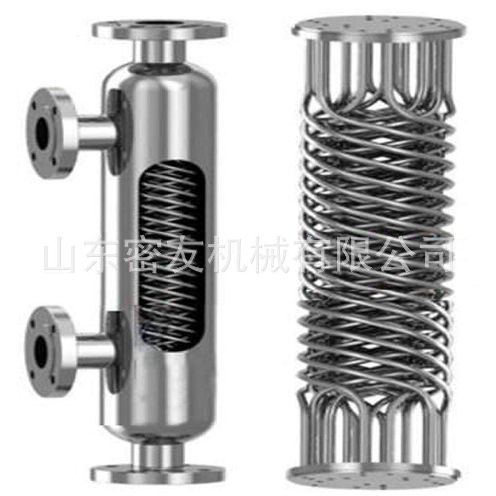 反应釜配套哈氏合金冷凝器不锈钢管壳冷凝换热器杀菌锅热交换器