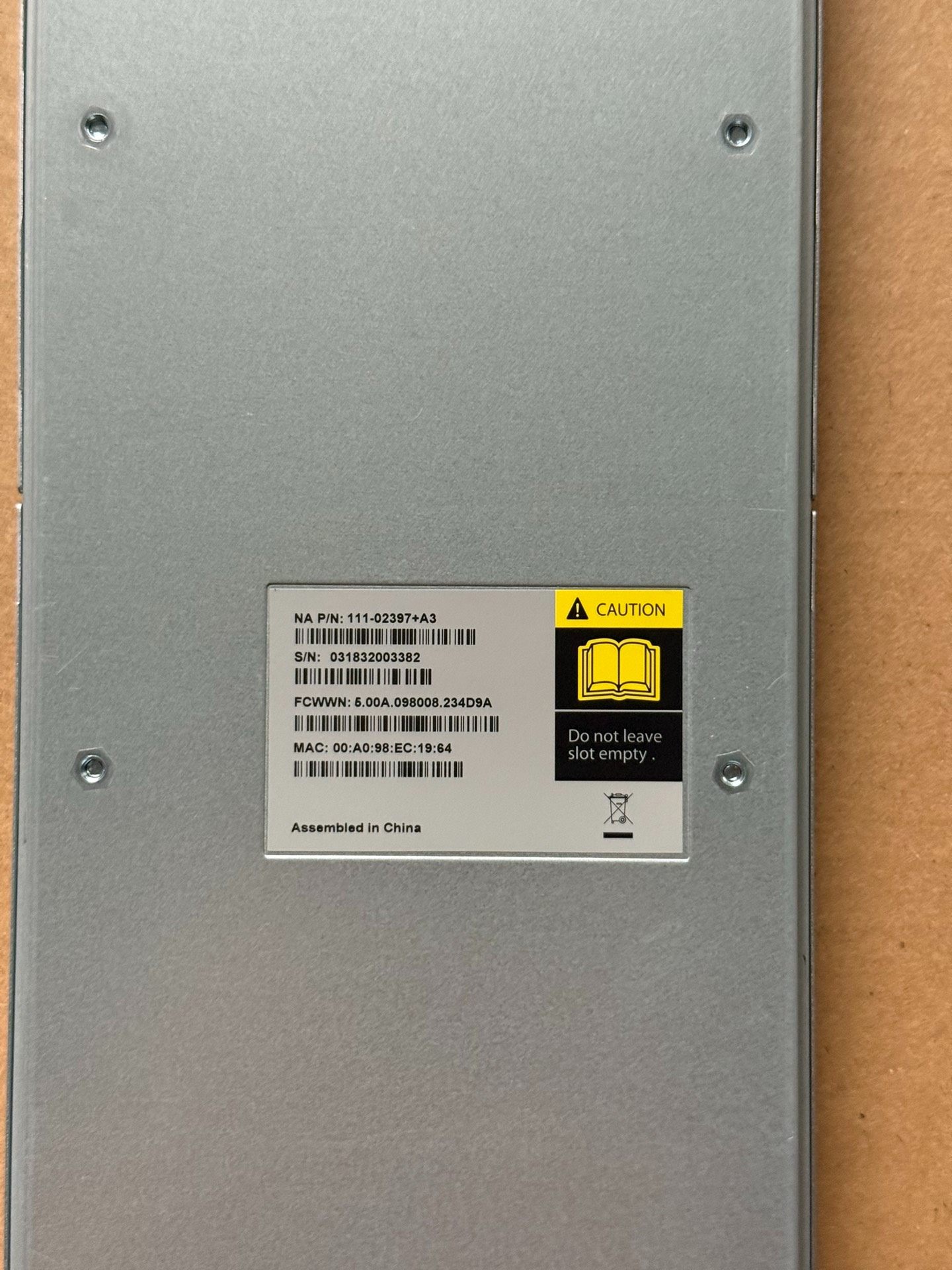 111-02397 NETAPP FAS9000 A700