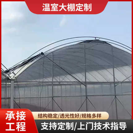 薄膜温室大棚连栋大棚骨架钢管花卉冷棚暖棚葡萄草莓种植遮阳棚
