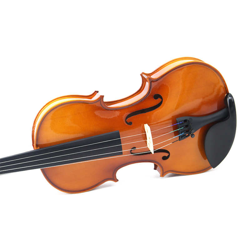 通灵实木新款亮光1/4 儿童自然花纹小提琴乐 器厂家 初学者