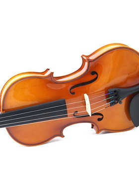 通灵实木新款亮光1/4 儿童自然花纹小提琴乐 器厂家 初学者