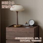 中古风卧室床头柜小型收纳柜法式 覆古模块化床头收纳柜大小床边柜