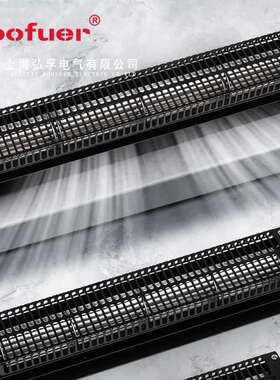 弘孚50叶轮DC12V24V横流风机电子机柜散热贯流长条风扇大风低噪