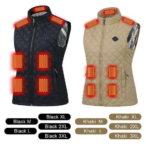 21 Heating Zones Electric Heated Jackets Heating Vest
