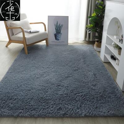 Fluffy Area Rugs for Bedroom Shaggy Floor Mat Carpet 地毯垫