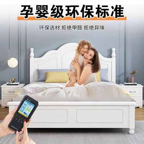 实木床现代简约双人1.5米出租房用1.2单人主卧经济型工厂直销床架