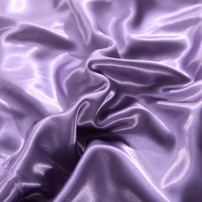 Satin Duvet Cover Simple Quilt Cover Full Twin King Size Qui