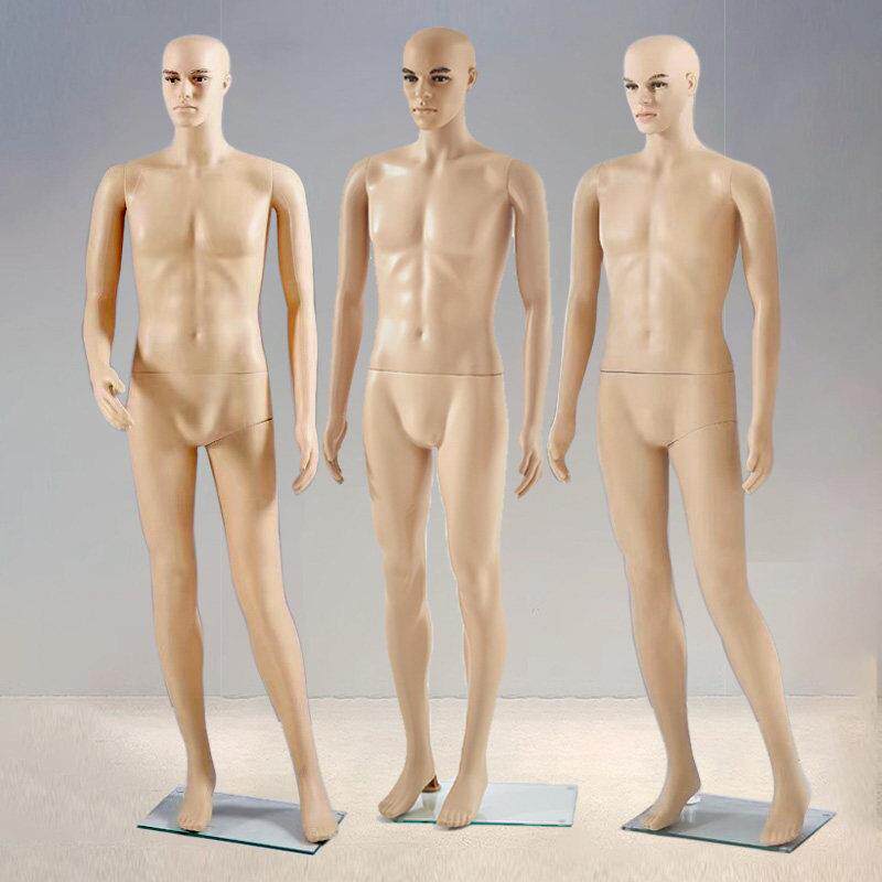 男模特道具全身塑料假人劳保航海服工作服展示训练外贸出口模特架