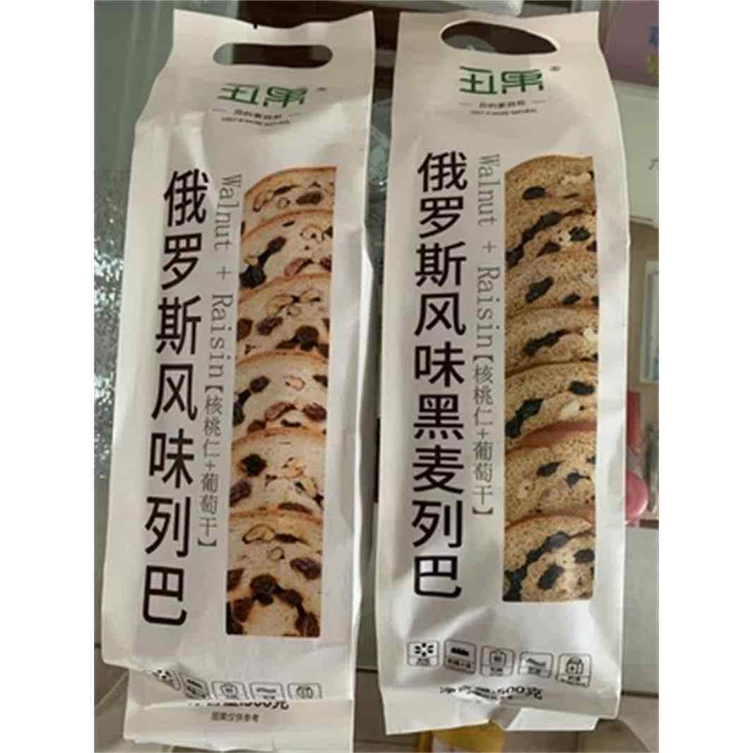 丑果列巴俄罗斯大面包大列巴新疆全麦坚果西式早餐零食核桃仁500g