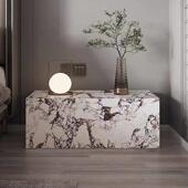 轻奢岩板床头柜现代简约床边柜卧室ins风收纳柜简易储物家俱整装