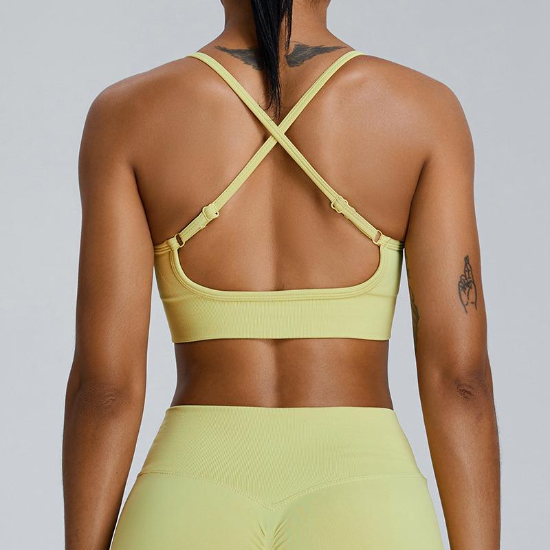 running bra beautiful Seamless sports for for tight tops