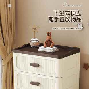 加式厚抽屉收纳柜子宝衣童柜玩具塑宝料儿衣服整理箱储OYS物柜五