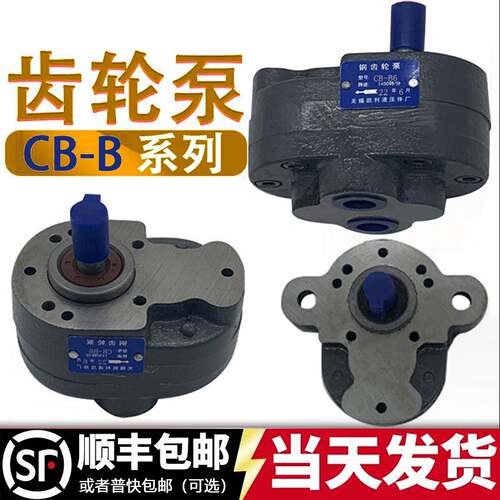 cb-b液压油泵齿轮泵小型b50液压泵b32高压b63微型cbb一b10 b16钢