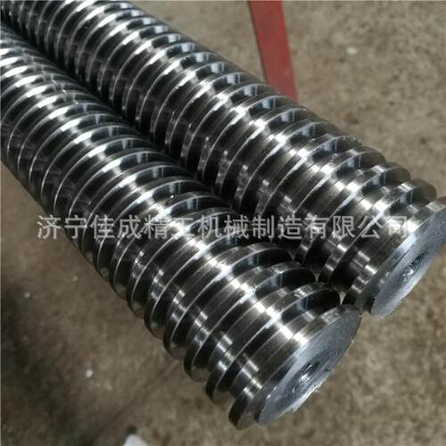 厂家直销梯形丝杆加工机床精密调节升降传动正反牙丝杠Tr40螺距12