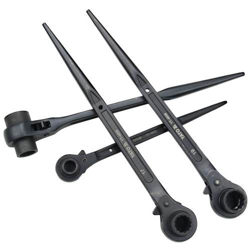 棘Y荆ATO尖尾轮扳手双向快速省力梅齿花刺轮轮脚手架子工套THC筒