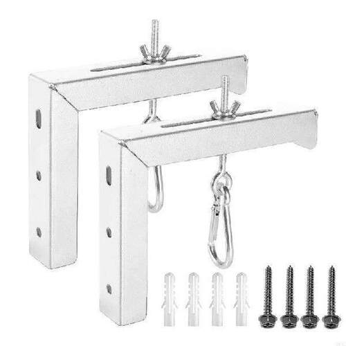 Projector Screen Wall Mounted Bracket Set L Bracket Hooks