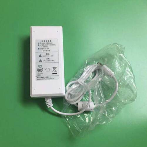 型号SUN-1200400 液晶显示器12V 4A电源配接器白色 索源科技