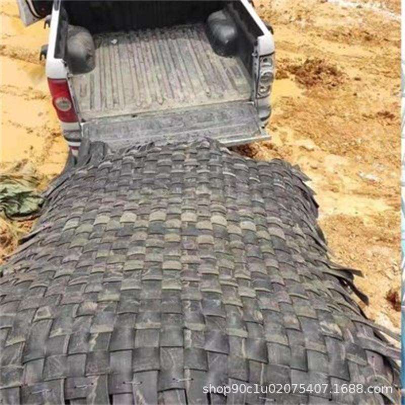 矿用橡胶炮被工程防护网 轮胎橡胶炮被飞溅炮被防护网 橡胶炮被