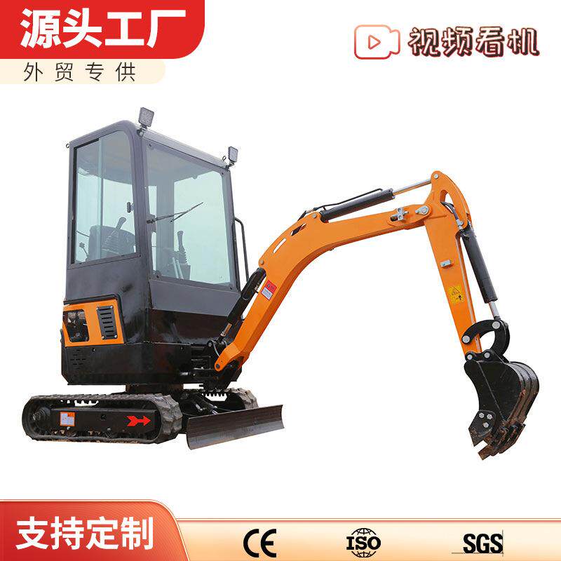 小型挖掘机 微型挖机 多功能钩机 抓木器 excavators