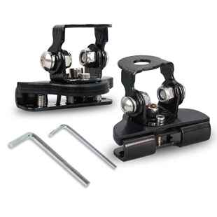 越野车机盖支架汽车led射灯引擎盖卡边免打孔通用无损安装固定架