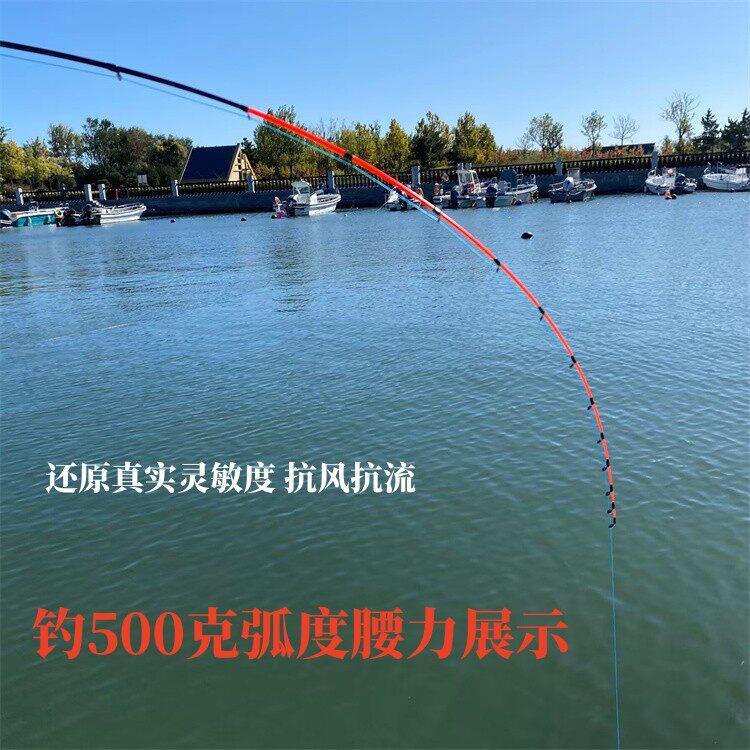 海筏竿竿稍AX4.0元径5.0玻纤稍全陶瓷超薄19/28调白棍/银棍杆稍