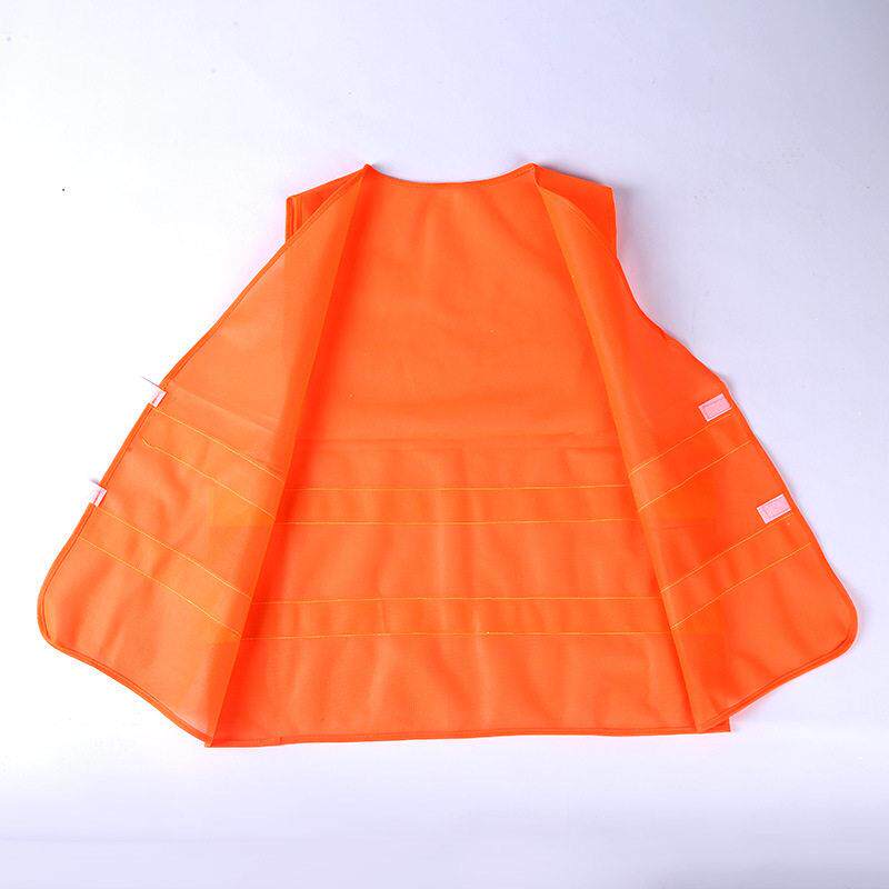 新款直销反光背心施工马甲安全服夜间荧光交通安全可印字环卫服交