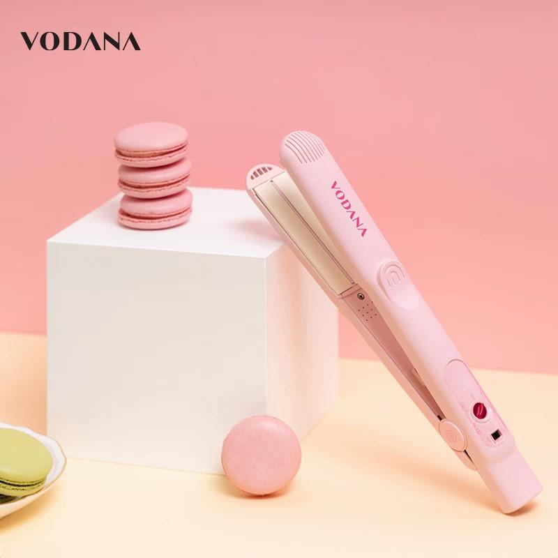 韩国VODANA 盈护直板夹卷发棒两用恒温不伤发陶瓷涂层外翻内扣