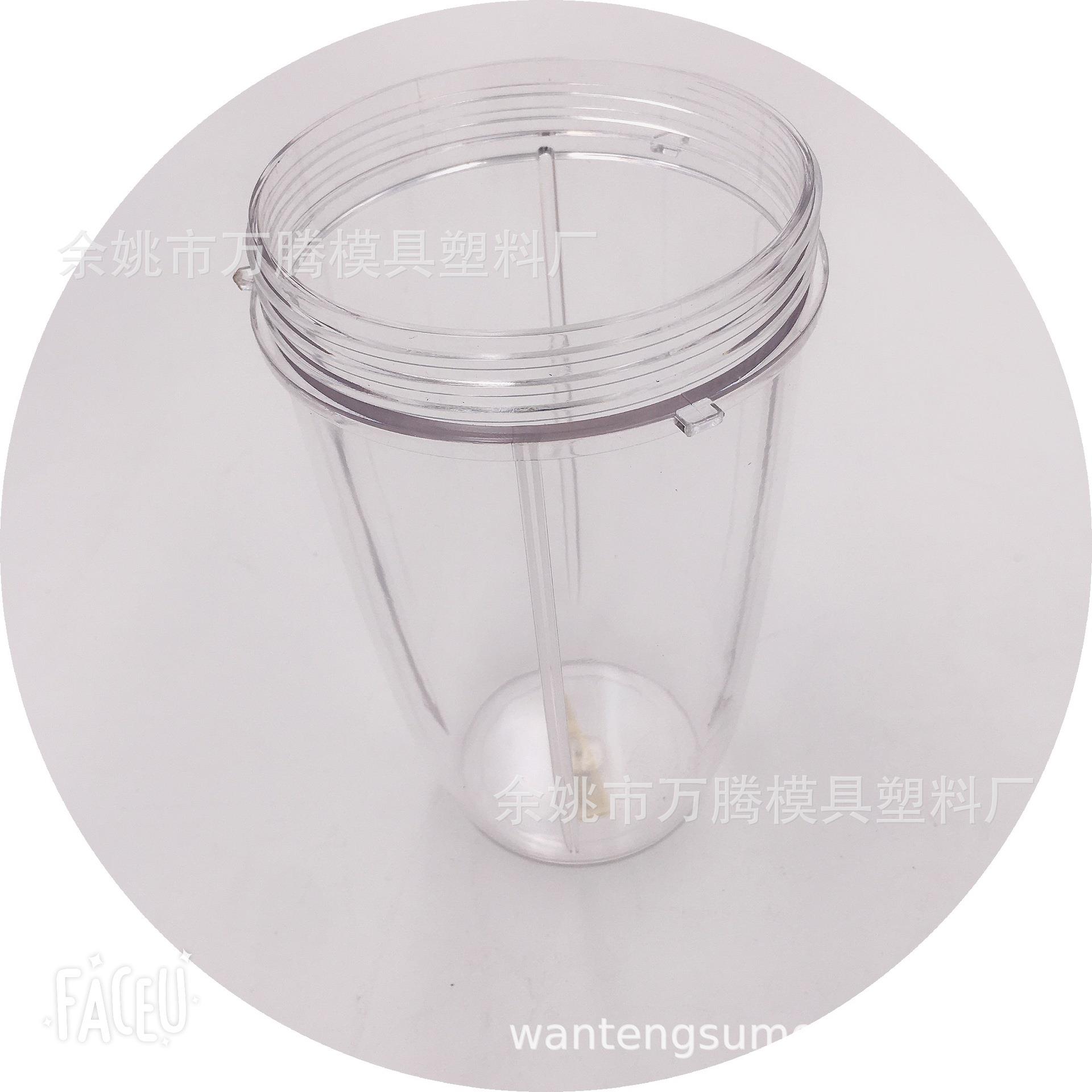 厂家供应各类搅拌机料理机榨汁透明杯塑料模具注塑加工