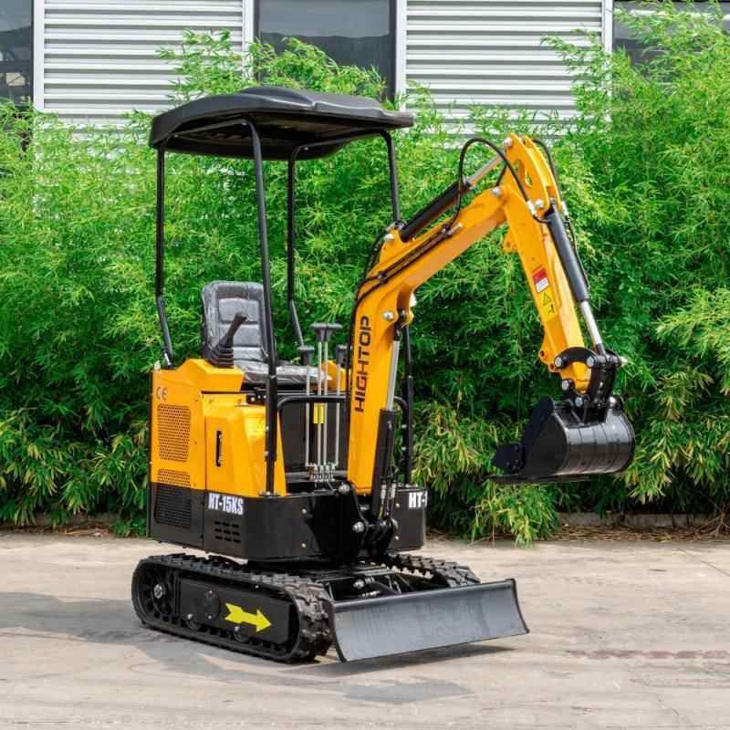 海拓HT15KS小型工程挖掘机 多功能小挖机出口法国 MINI EXCAVATOR
