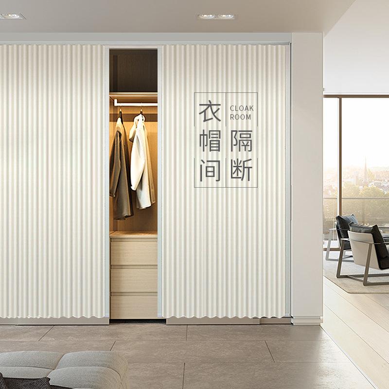 CLB折叠日式客推拉门无下轨隐形厨房厅卧室卫门生间隔断移门动门